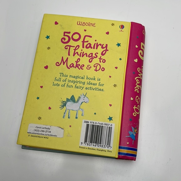 💕50 Fairy Things to Make and Do by Usborne - Picture 7 of 8